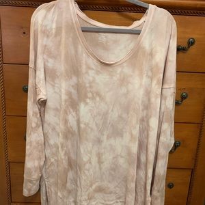 Women aerie soft and sexy tunic long sleeve top large